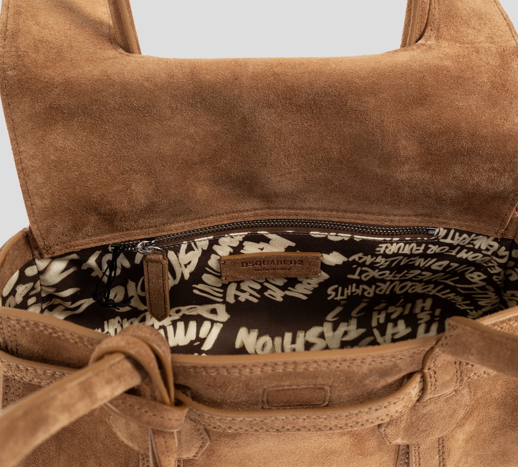 Dsquared2 - CARTERA MARRON GAMUSADA