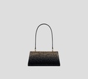 Elie Saab - CARTERA DE PIEL EPAULETTE CON ADORNOS DE CRISTAL COLOR DORADO
