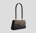 Elie Saab - CARTERA DE PIEL EPAULETTE CON ADORNOS DE CRISTAL COLOR DORADO