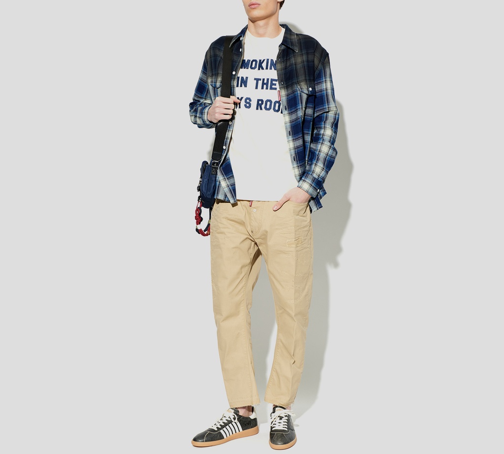 Dsquared2 - CAMISA AZUL DE CUADROS