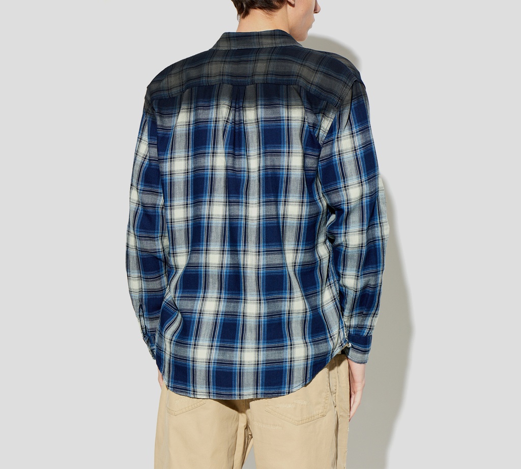 Dsquared2 - CAMISA AZUL DE CUADROS