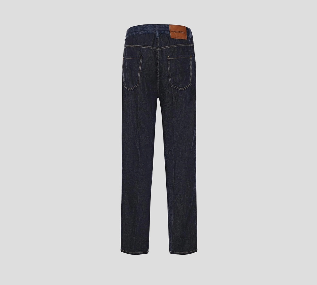 Dsquared2 - JEANS NAVY CON LIGA Y CORDON EN CINTURA