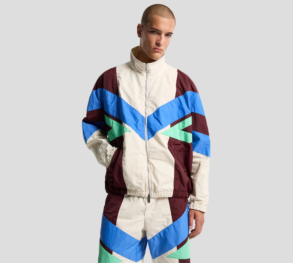 Dsquared2 - CHAQUETA MULTICOLOR DE CIERRE FRONTAL