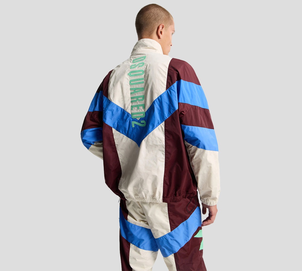 Dsquared2 - CHAQUETA MULTICOLOR DE CIERRE FRONTAL