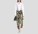 Dsquared2 - FALDA DE JEANS CON DISEÑO TROPICAL