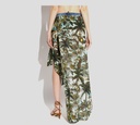Dsquared2 - FALDA DE JEANS CON DISEÑO TROPICAL