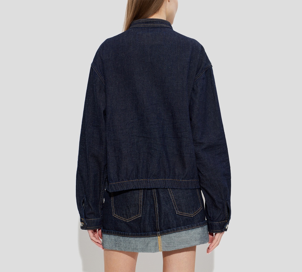 Dsquared2 - CHAQUETA DE JEANS CON CIERRE FRONTAL