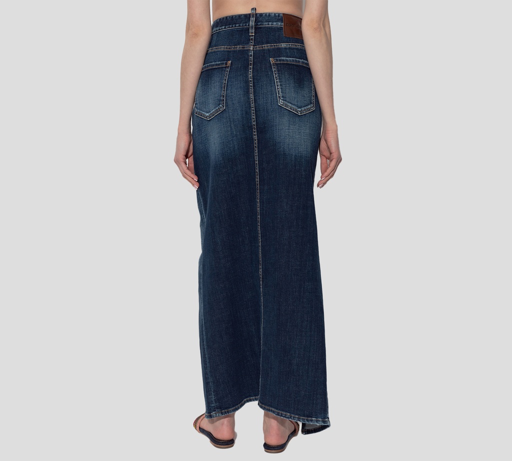 Dsquared2 - FALDA DE JEANS LARGA
