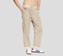 Dsquared2 - PANTALON BEIGE CON ELASTICO EN CINTURA Y CORDON