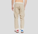Dsquared2 - PANTALON BEIGE CON ELASTICO EN CINTURA Y CORDON