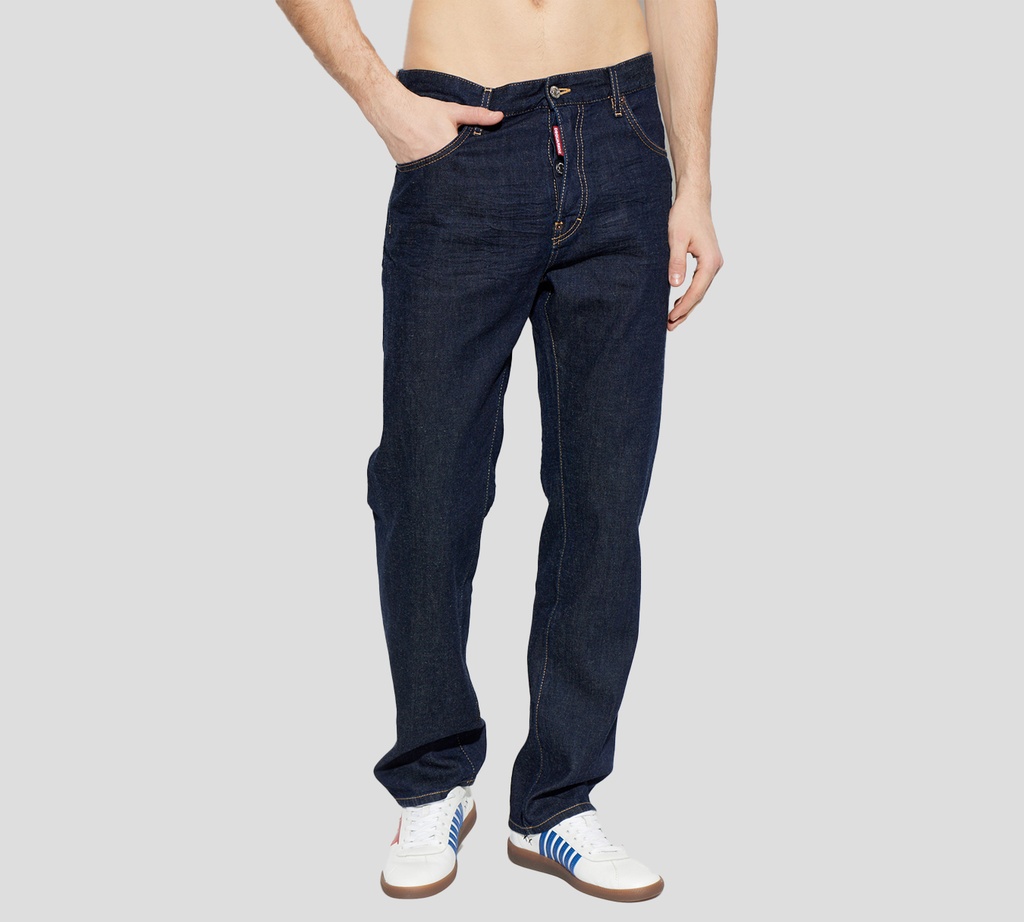 Dsquared2 - JEANS NAVY DE CORTE RECTO