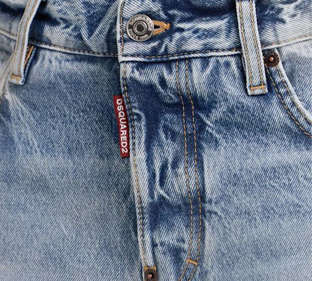 Dsquared2 - JEANS DENIM CLARO DE BOTA ANCHA