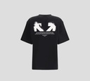 Off White - FRANELA NEGRA CON ESTAMPADO DE FLECHAS EN LA ESPALDA
