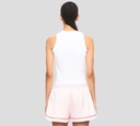 Off White - FRANELA SIN MANGAS BLANCA ACANALADA