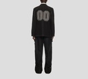 Off White - BLAZER NEGRO CON COSTURA BLANCA