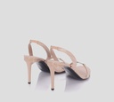Philipp Plein - SANDALIA BEIGE DE TACON FINO