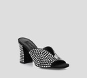 Philipp Plein - SANDALIAS NEGRAS DE TACON BAJO CON PEDRERIA