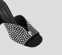 Philipp Plein - SANDALIAS NEGRAS DE TACON BAJO CON PEDRERIA