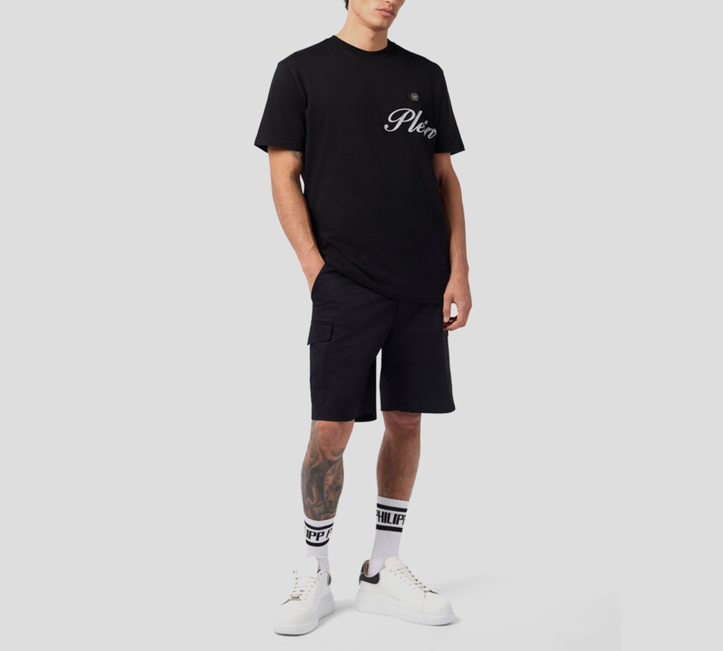 Philipp Plein - FRANELA NEGRA CON PLEIN BLANCO