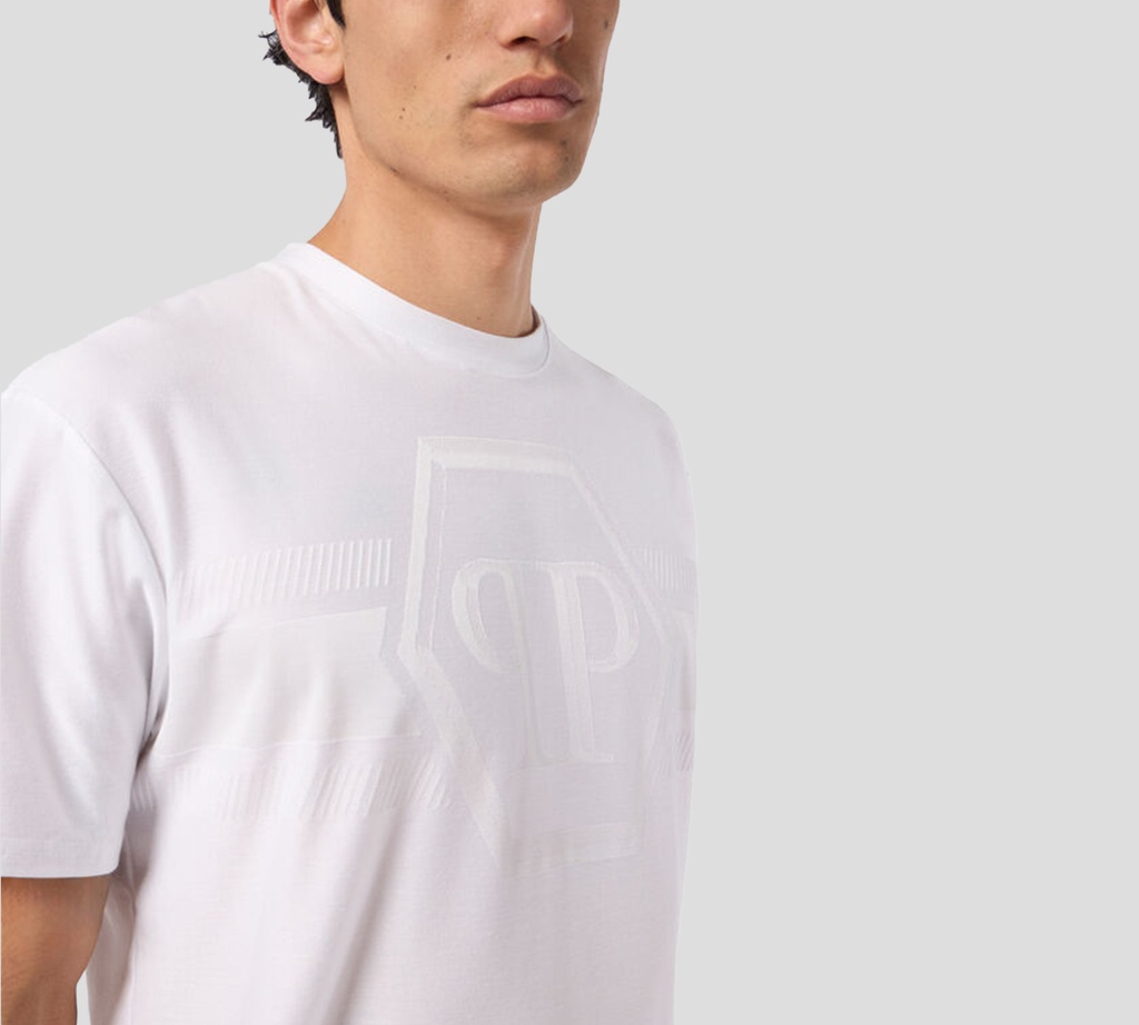 Philipp Plein - FRANELA BLANCA CON LOGO EN BLANCO