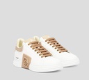 Philipp Plein - SNEAKER BLANCO CON DETALLES Y TRENZAS MARRONES