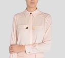 Elisabetta Franchi - BLUSA CON BOLSILLOS Y LOGO AR6