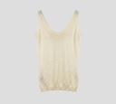 Elie Saab - TOP DE PUNTO BLANCO