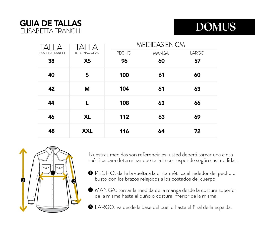 Elisabetta Franchi - BLUSA CON BOLSILLOS Y LOGO AR6
