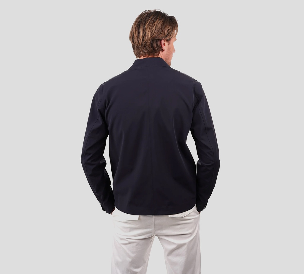 Herno - CHAQUETA TIPO CAMISA AZUL OSCURA