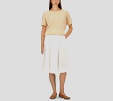 Herno - FRANELA BLANCA CON RAYAS MOSTAZA