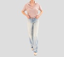 Herno - POLO ROSA VIEJA CON AJUSTABLES EN MANGA