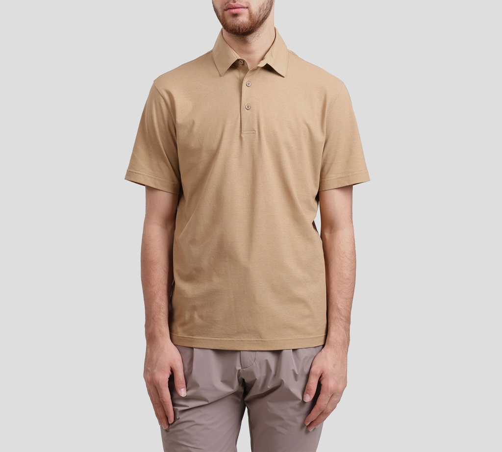 Herno - POLO MARRON CLARO