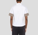 Herno - POLO BLANCA CON DISEÑO EN MANGA