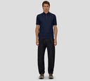 Herno - POLO AZUL DE ALGODÓN