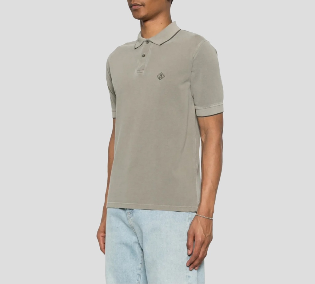 Herno - POLO GRIS CLARO PIQUE