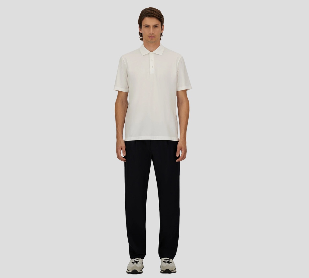 Herno - POLO BLANCA DE 3 BOTONES