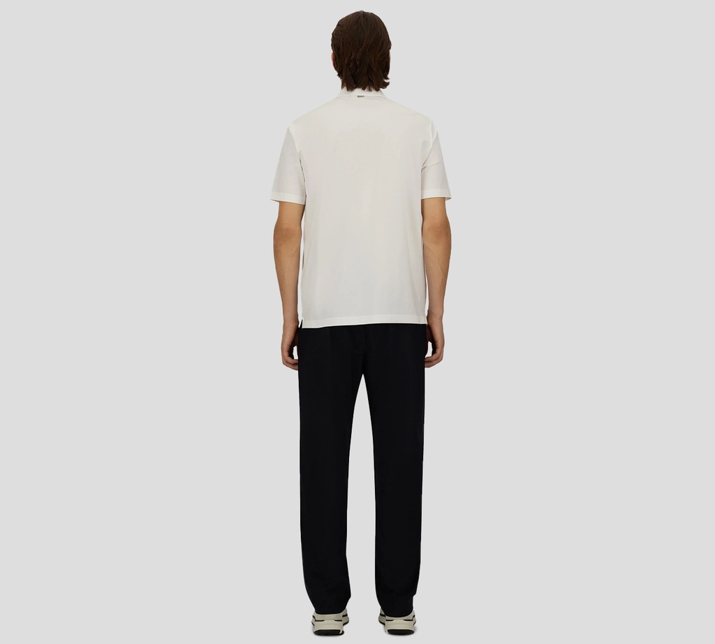Herno - POLO BLANCA DE 3 BOTONES