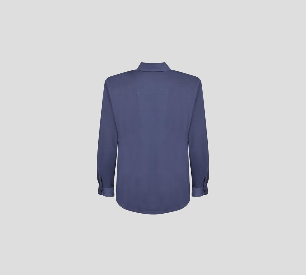 Herno - CAMISA AZUL MANGA LARGA