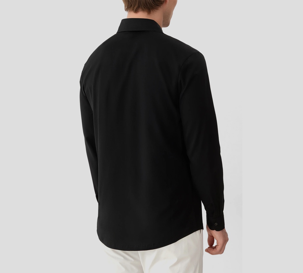 Herno - CAMISA NEGRA MANGA LARGA