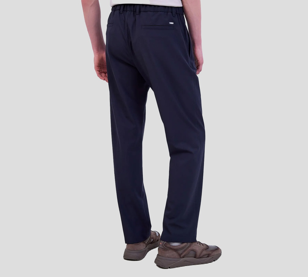 Herno - PANTALON DE MONO AZUL OSCURO CON LIGA