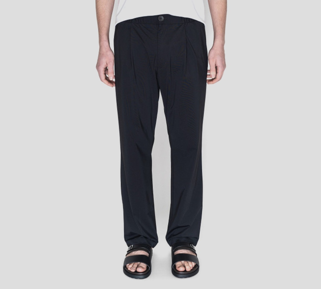 Herno - PANTALON AZUL OSCURO AJUSTABLE EN CINTURA