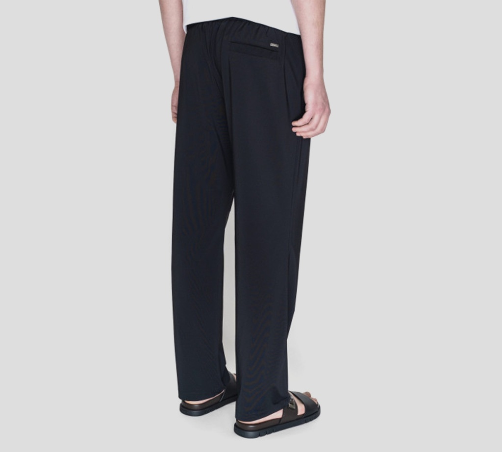 Herno - PANTALON AZUL OSCURO AJUSTABLE EN CINTURA