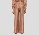 Herno - PANTALON BRONCE CON DISEÑO DE CADENAS