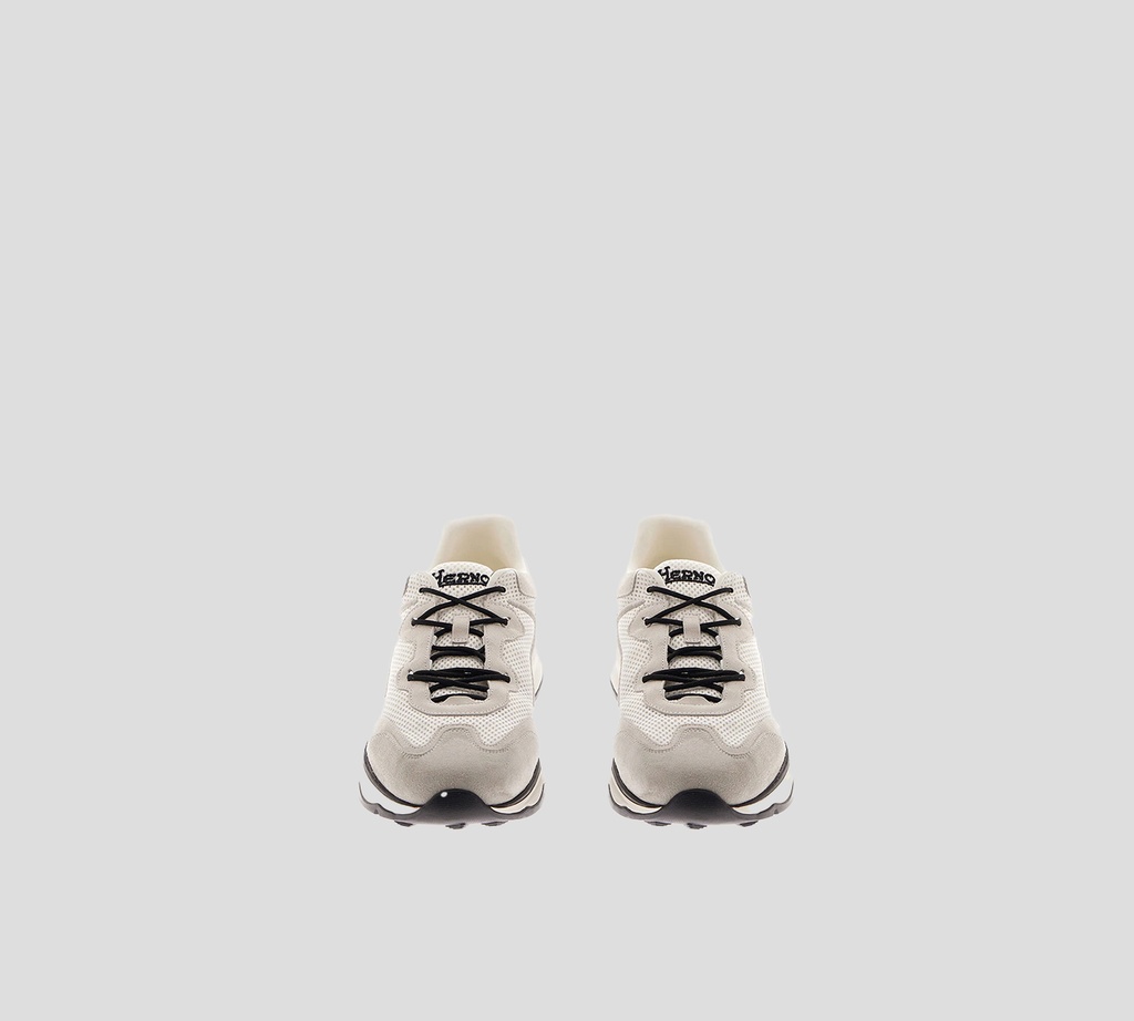 Herno - SNEAKERS DEPORTIVOS GRIS CON BLANCO Y LINEAS NEGRAS
