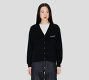 Kenzo - CARDIGAN NEGRO CON TIGRE AMARILLO