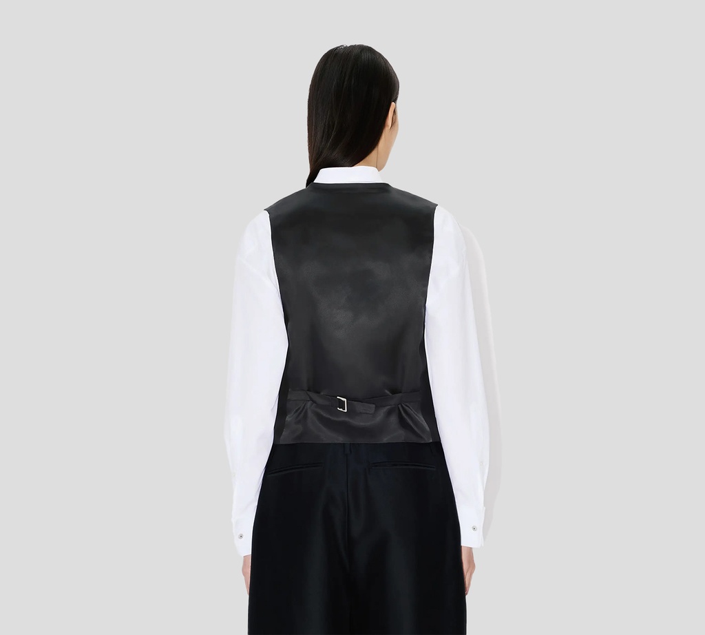 Kenzo - CHALECO NEGRO CON CINTA