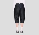 Kenzo - PANTALON CORTO NEGRO CON PLIEGUES