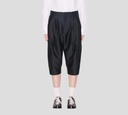 Kenzo - PANTALON CORTO NEGRO CON PLIEGUES