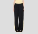 Kenzo - PANTALON NEGRO CON FRANJAS AMARILLAS