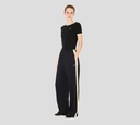 Kenzo - FRANELA NEGRA CON BORDES AMARILLOS